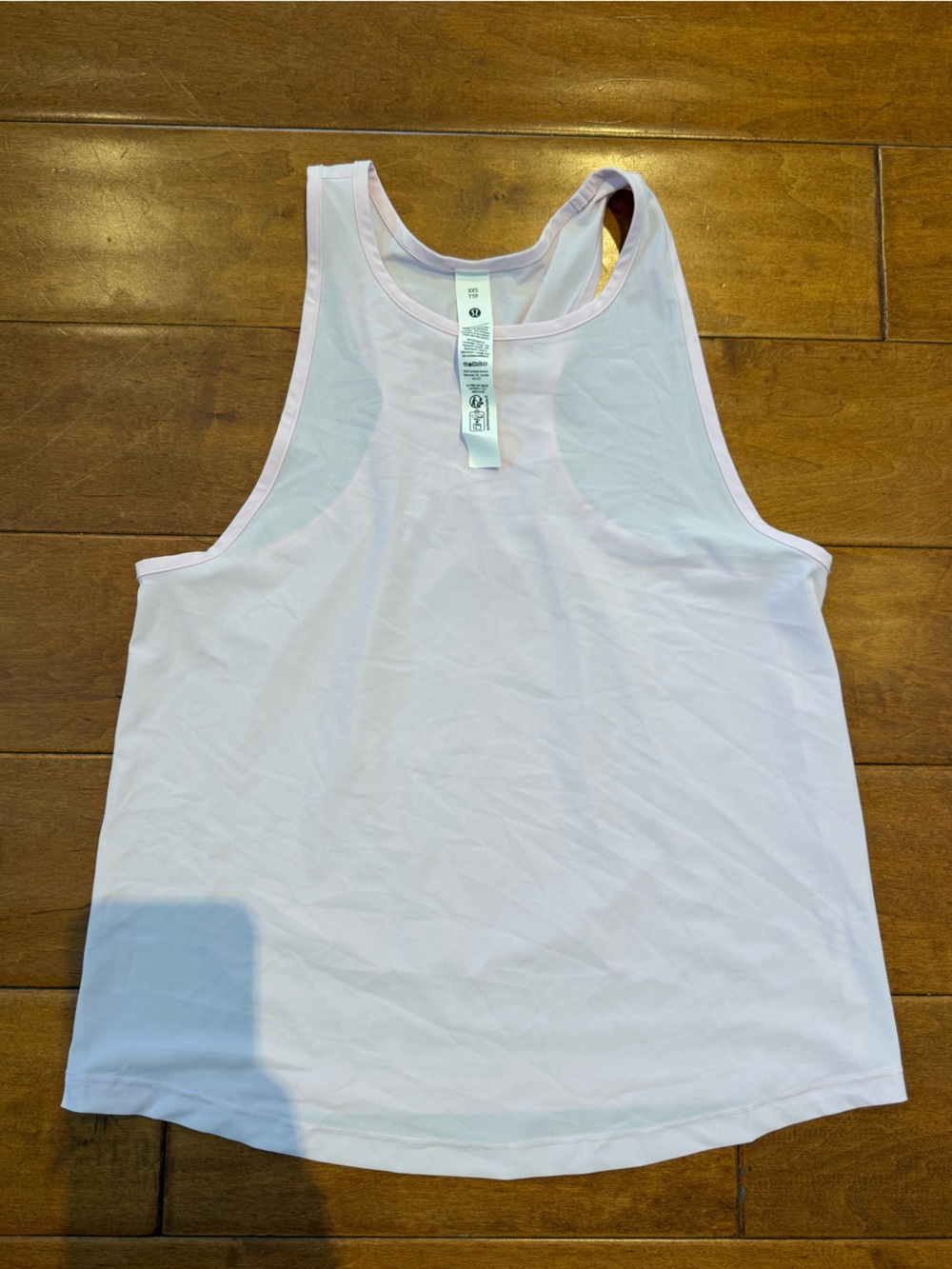 lululemon athletica Pale Pink Racerback Tank size XXS wore once